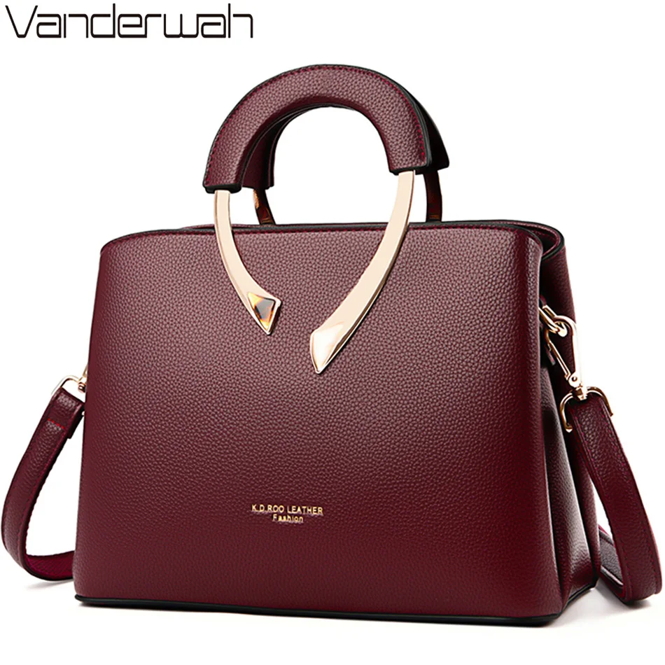 Women Bags Offers - VANDERWAH genuino, bolso informal de piel