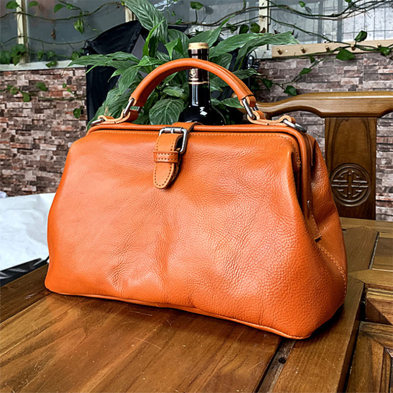 Doctor Bag Leather - Bolso de mano Original de cuero