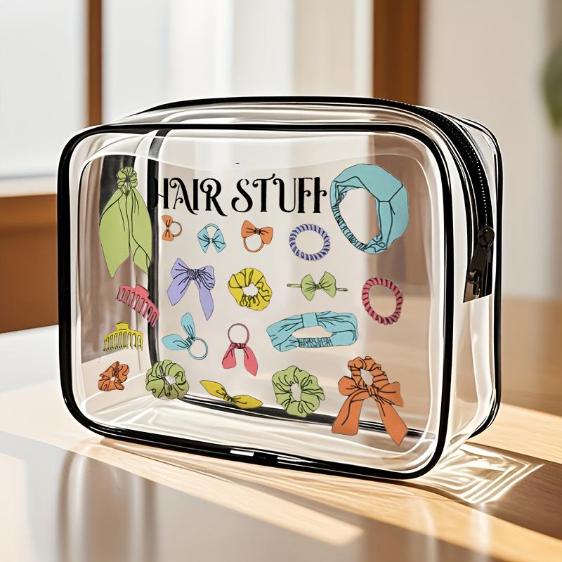 Women Bags For Airport - Bolsa de maquillaje transparente para mujer,