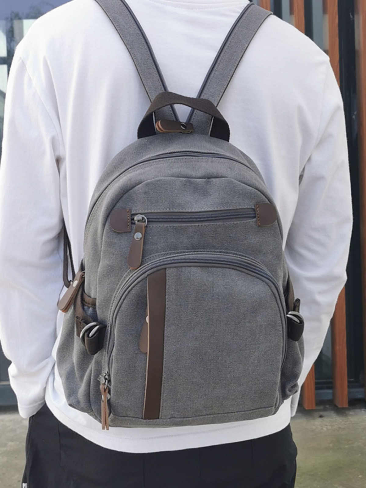 Women Bags Casual - Mochila pequeña de lona, bolsa de