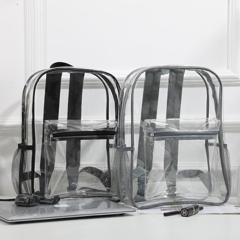 Women Bags Casual - Mochila Deportiva Transparente de PVC para