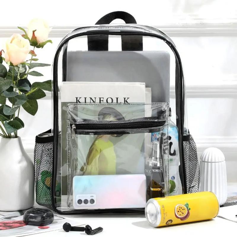 Women Bags Casual - Mochila Deportiva de PVC Transparente para
