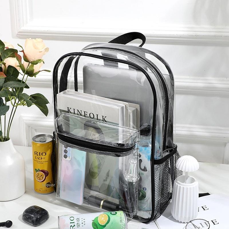Women Bags Casual - Mochila transparente de PVC para deportes