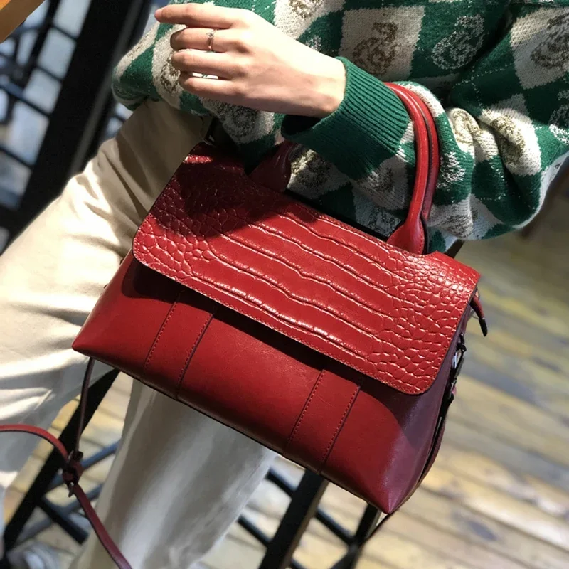 Bolso cruzado de cuero auténti - Doctor Bag Leather reseña y precio