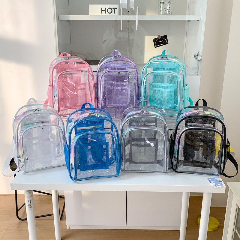 Mochila Transparente de PVC co - Women Bags In Sale reseña y precio