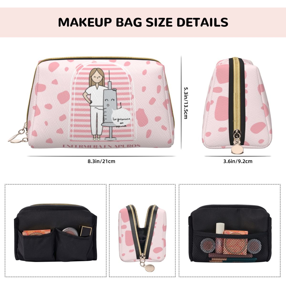 Bolsa de maquillaje grande par - Doctor Bag Leather reseña y precio