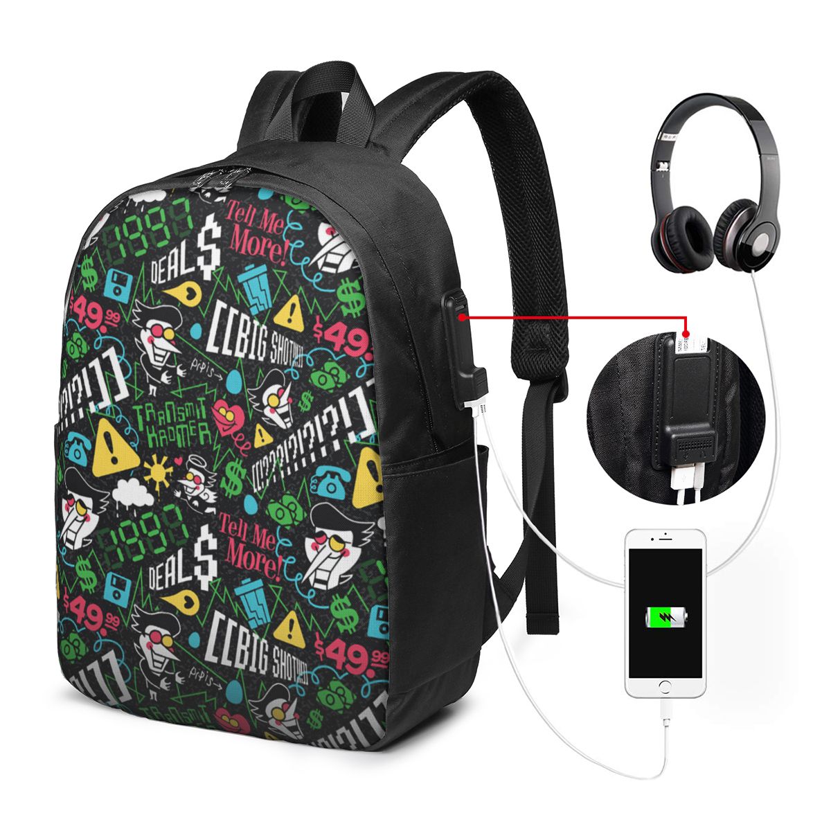 Deltarune SPAMTON G Mochila de - Womens Backpack reseña y precio