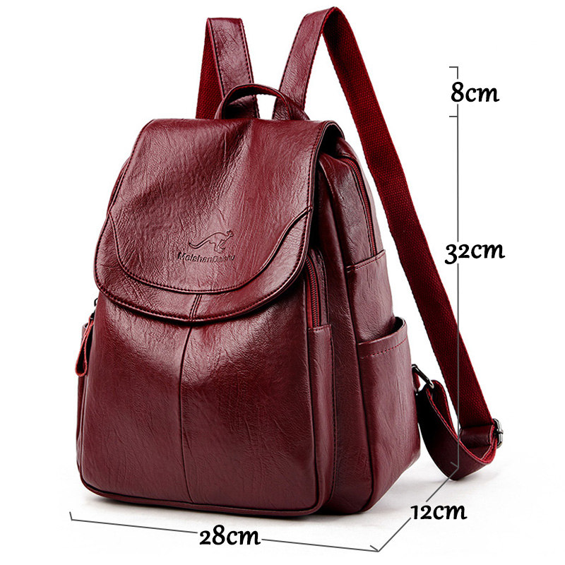 Mochila Vintage de Cuero Suave - Women Bags In Sale reseña y precio