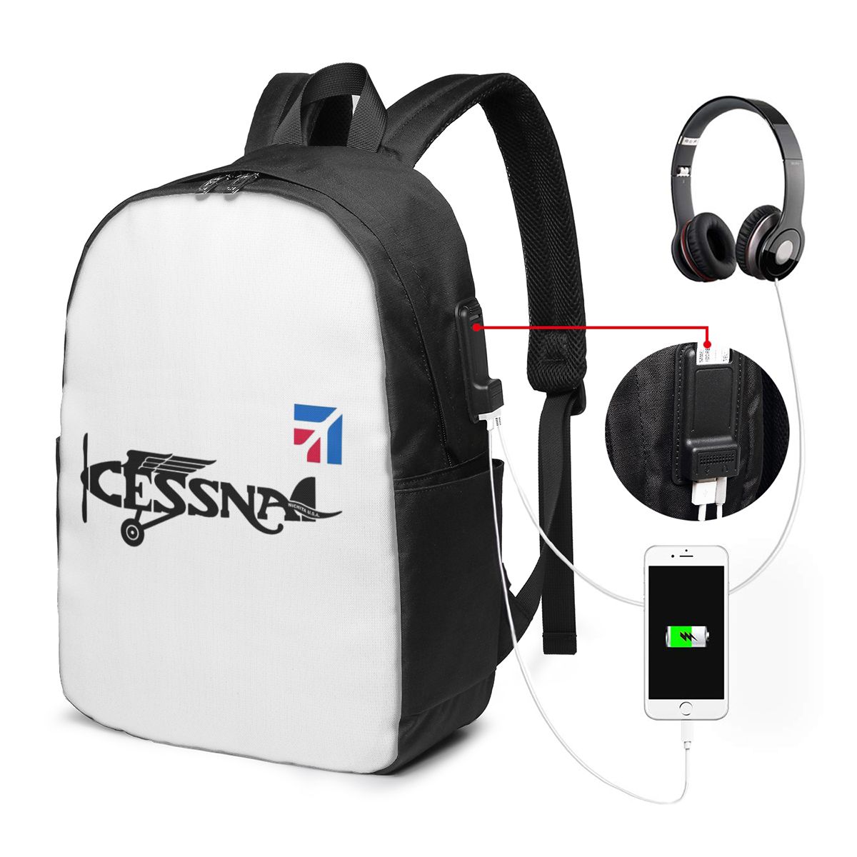 Mochila con logotipo de Cessna - Womens Backpack reseña y precio