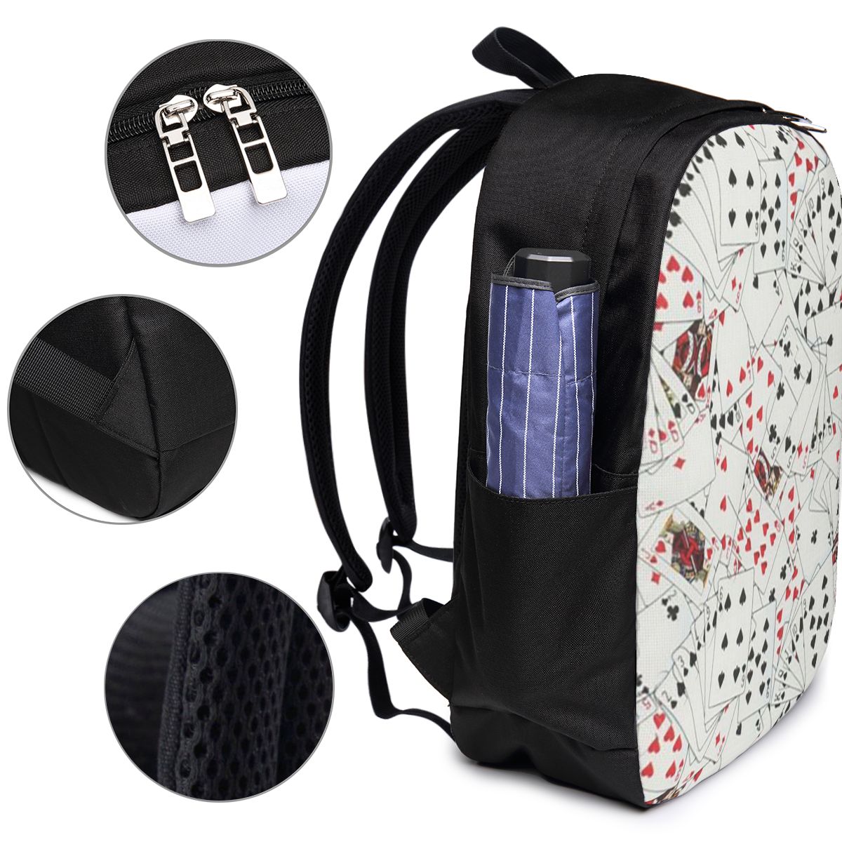 Mochila con estampado de carta - Womens Backpack reseña y precio