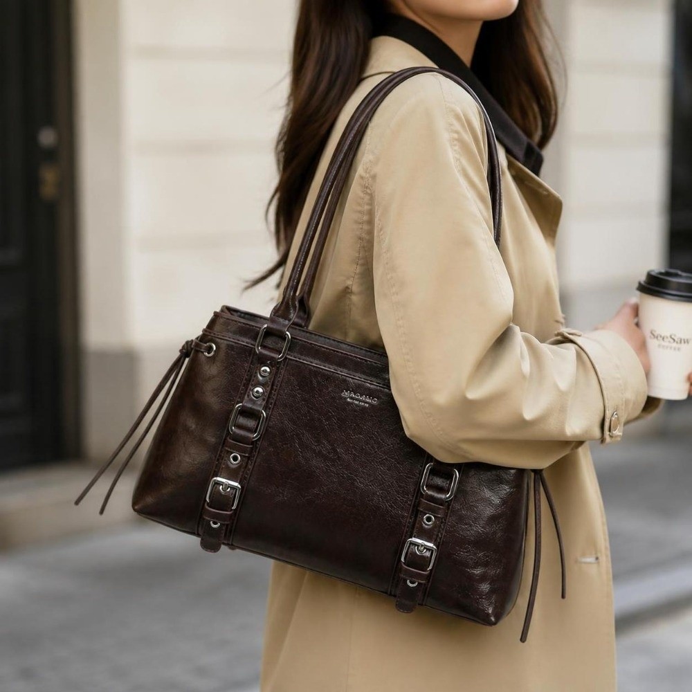 Bolso de Mano para Mujer, Estr - Top Handle Structured reseña y precio