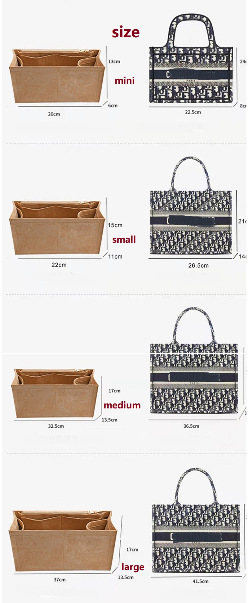 Bolsa de maquillaje para el or - Women Bags Tote Dior reseña y precio