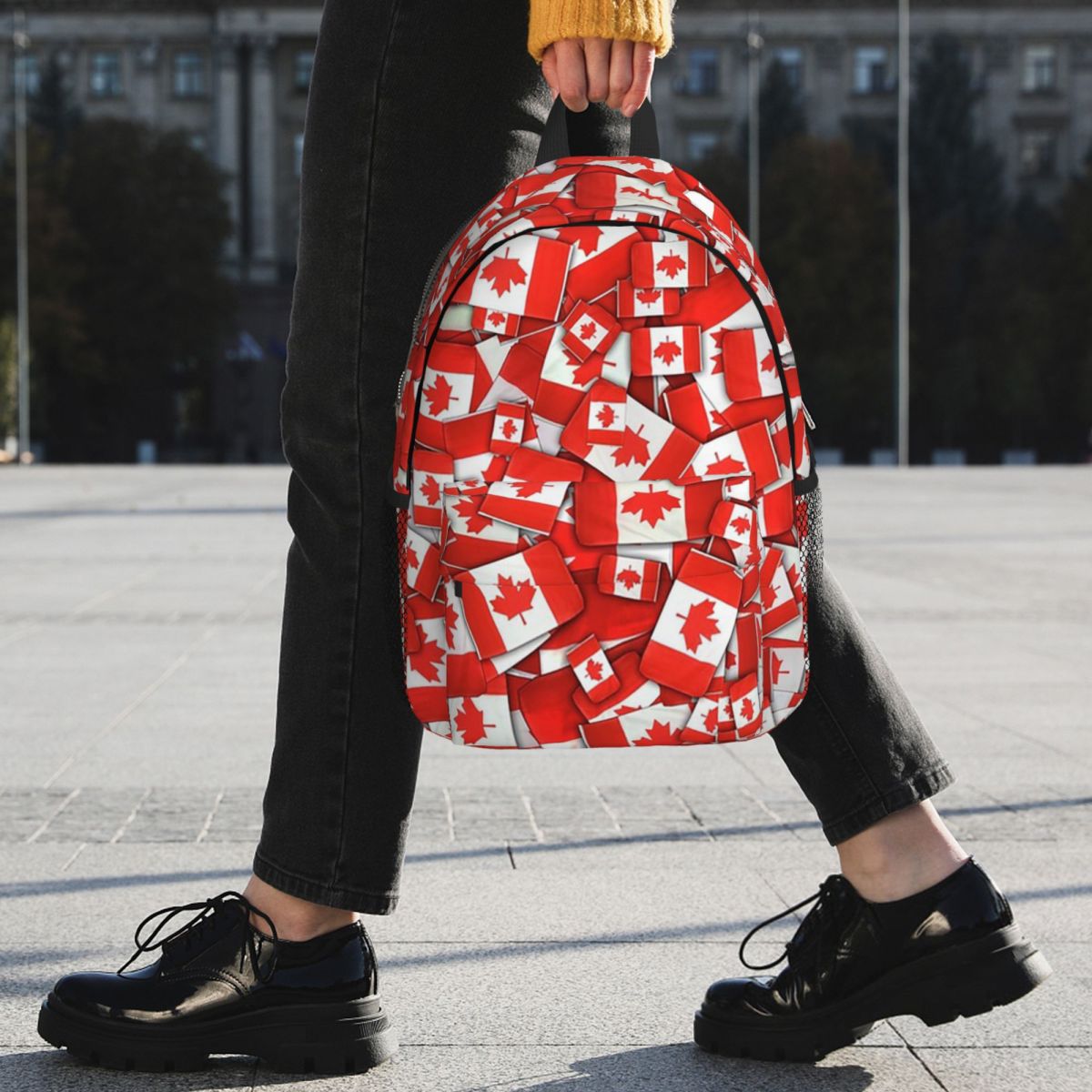 Mochila con diseño de bandera  - Women Bags Canada Sale reseña y precio