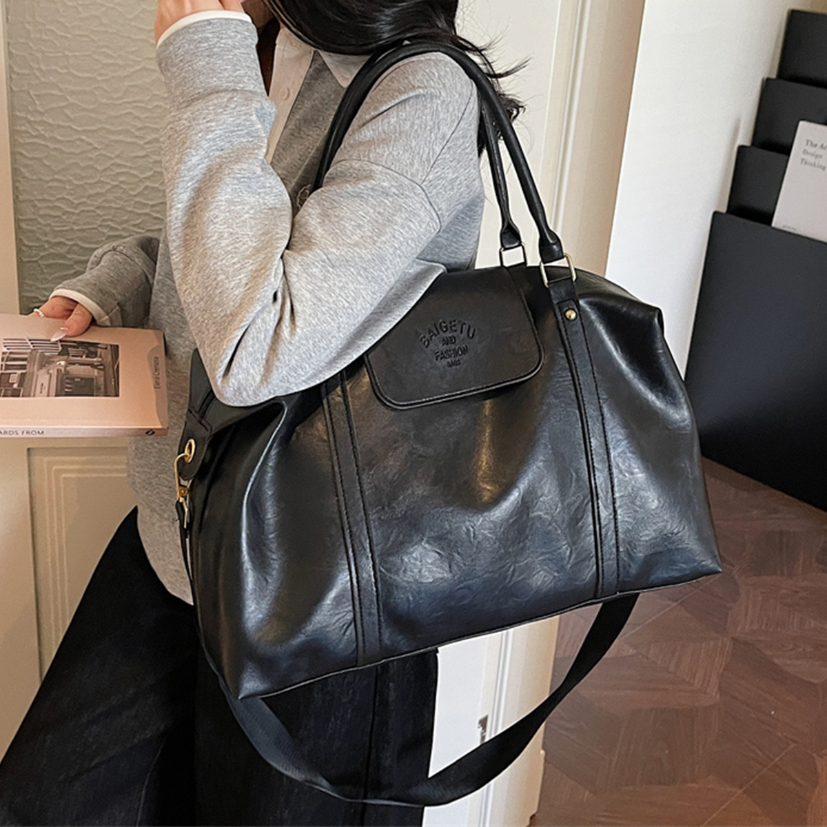 Bolso cruzado de charol Retro  - Women Bags For Airport reseña y precio