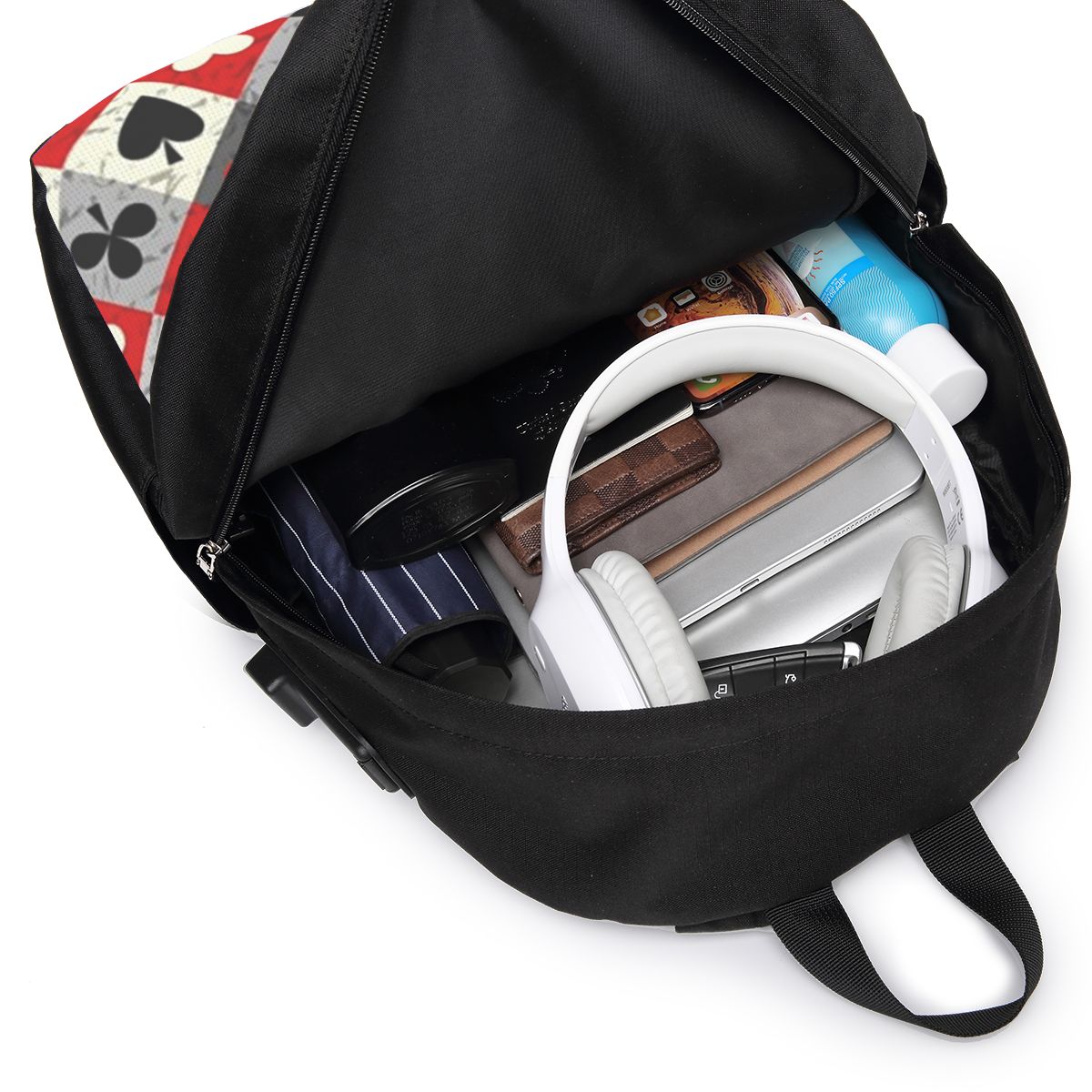 Mochila con estampado de carta - Womens Backpack reseña y precio