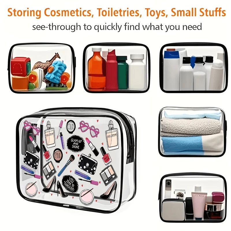 Bolsa de maquillaje transparen - Women Bags For Airport reseña y precio