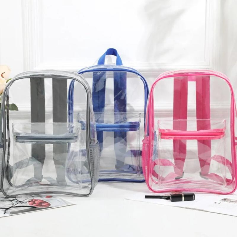 Mochila Deportiva de PVC Trans - Women Bags Casual reseña y precio