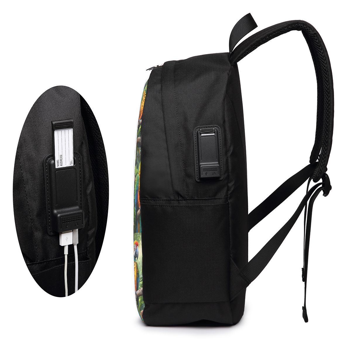 Mochila con diseño de loros ma - Womens Backpack reseña y precio