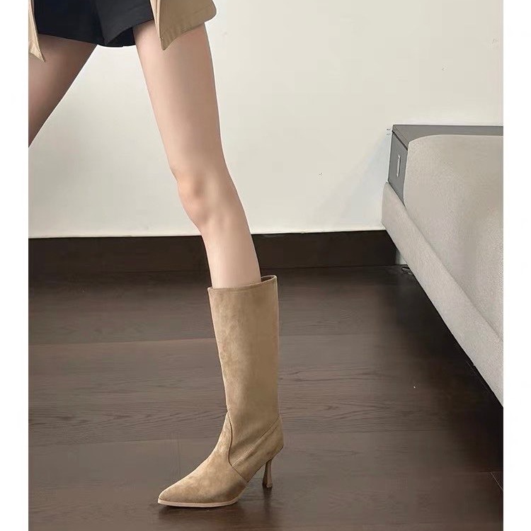 Botas modernas a media pantorr - Women Bags In Sale reseña y precio