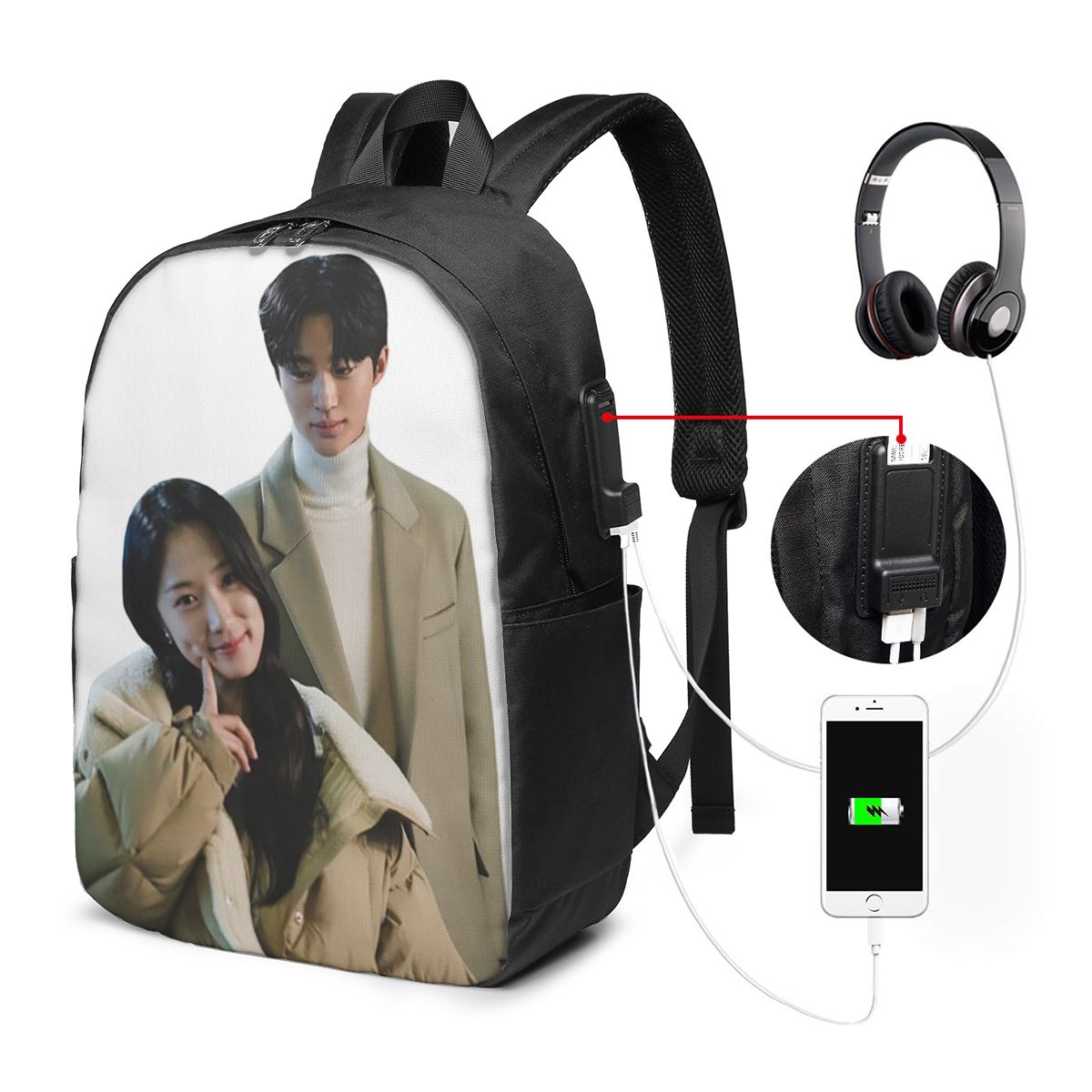 Mochila Lovely Runner Kdrama F - Womens Backpack reseña y precio