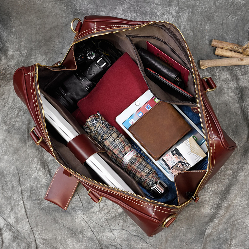 Bolsos de viaje de cuero Real  - Doctor Bag Leather reseña y precio