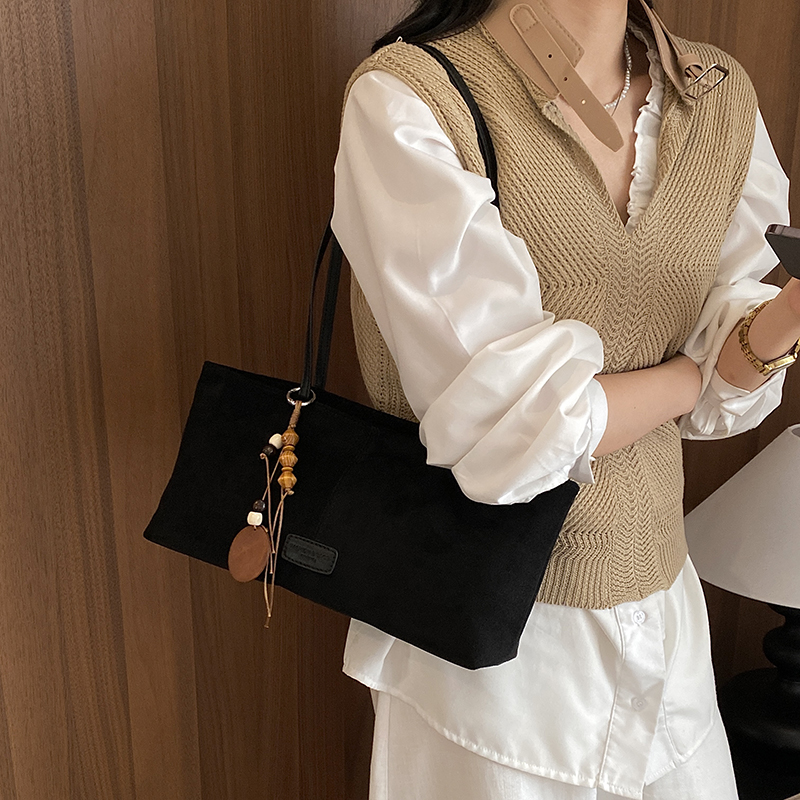 Bolso de Hombro Retro de Gamuz - Women Bags In Trend reseña y precio